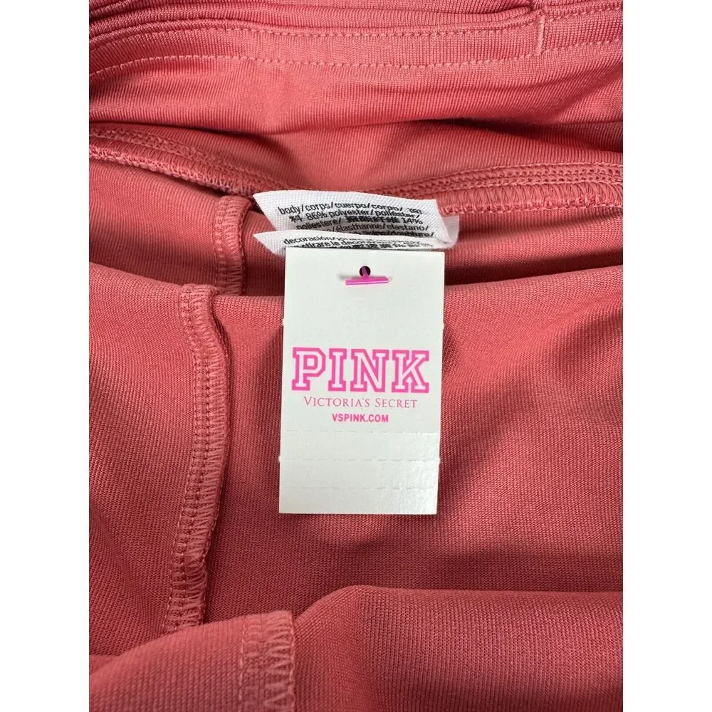NWT‎ Victoria Secret Pink Sport Skort Camo Peach Skirt Elastic Waist Size Small